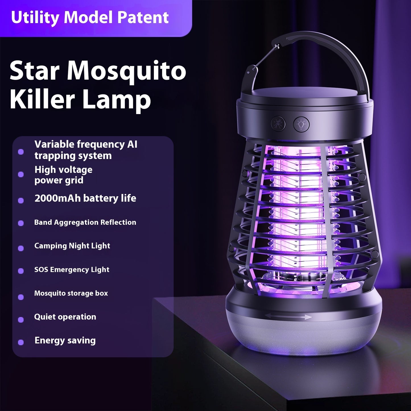 2in1 Mosquito Trap With Night Light