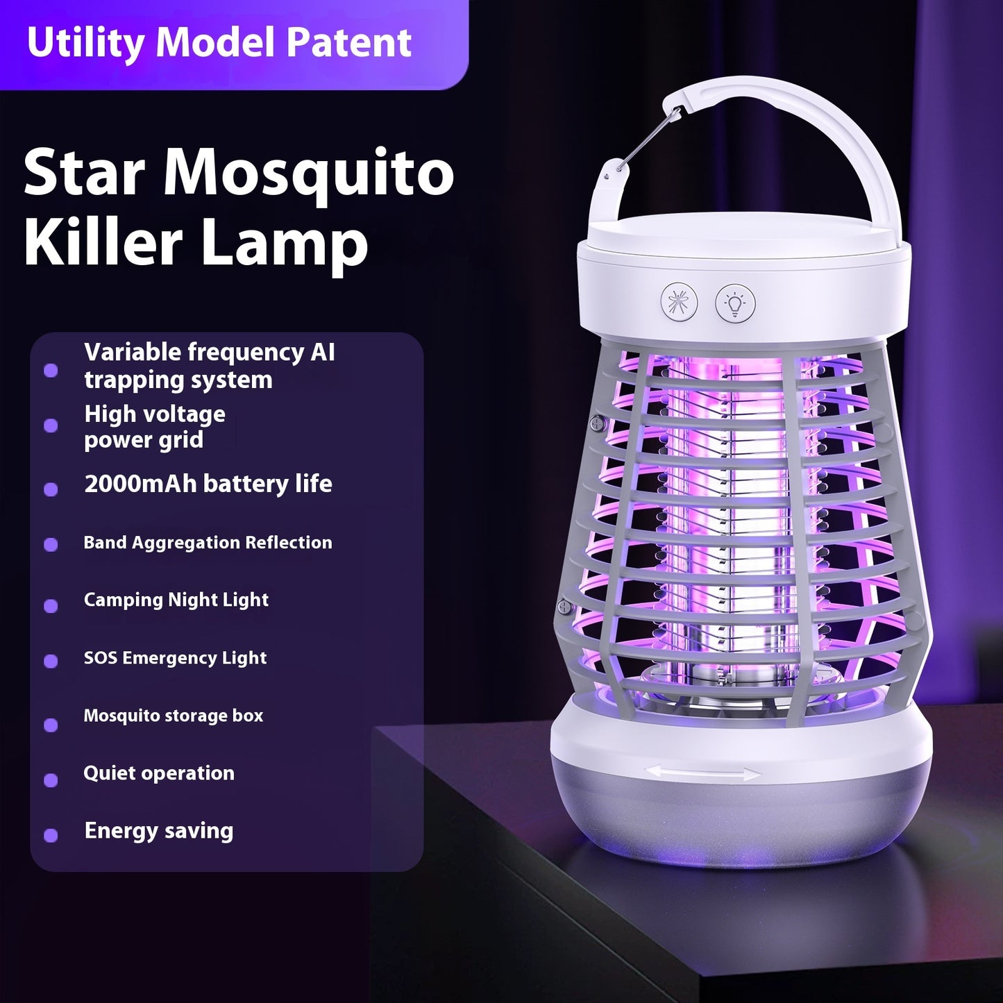 2in1 Mosquito Trap With Night Light